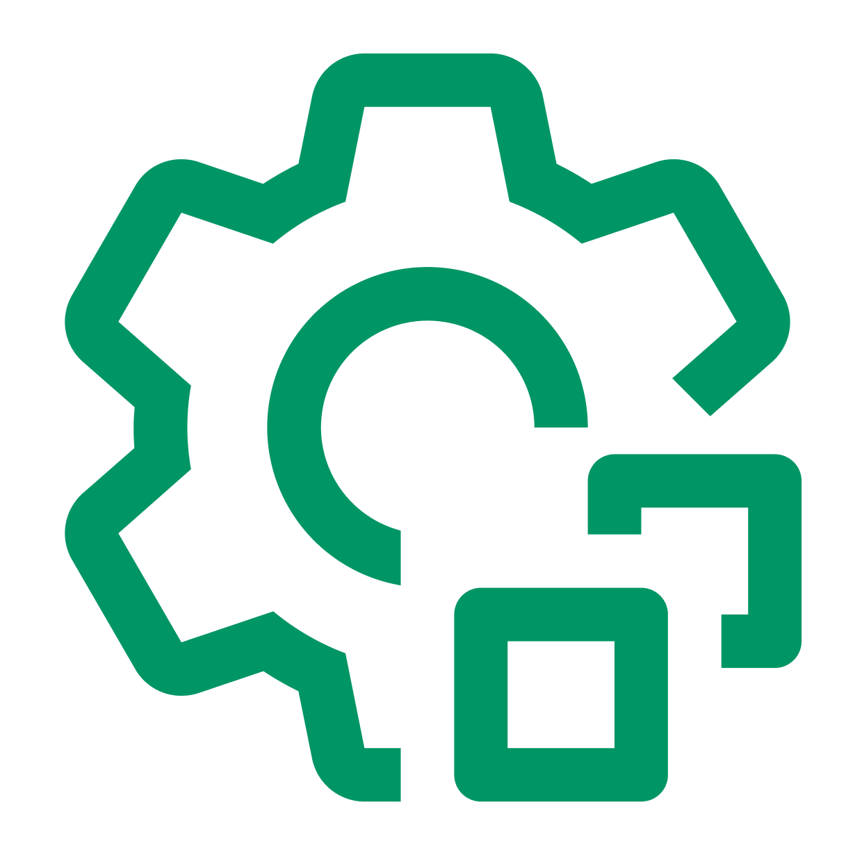 Service and maintenance icon